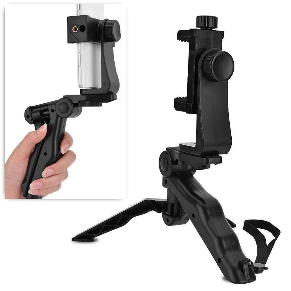 Phone Hand Grip,Phone Holder Tripod Handheld Stabilizer Hand Grip Mount for Smartphone, Smartphone Stabilizer